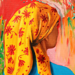 lato, summer, obraz akrylowy, obraz na ścianę, haft, embroidery