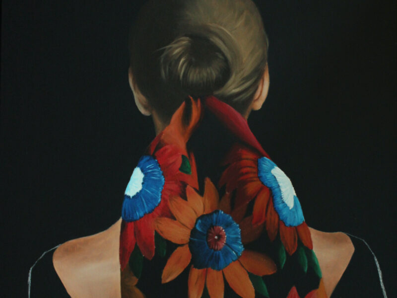Śląsk, flowers, embroidery, haft